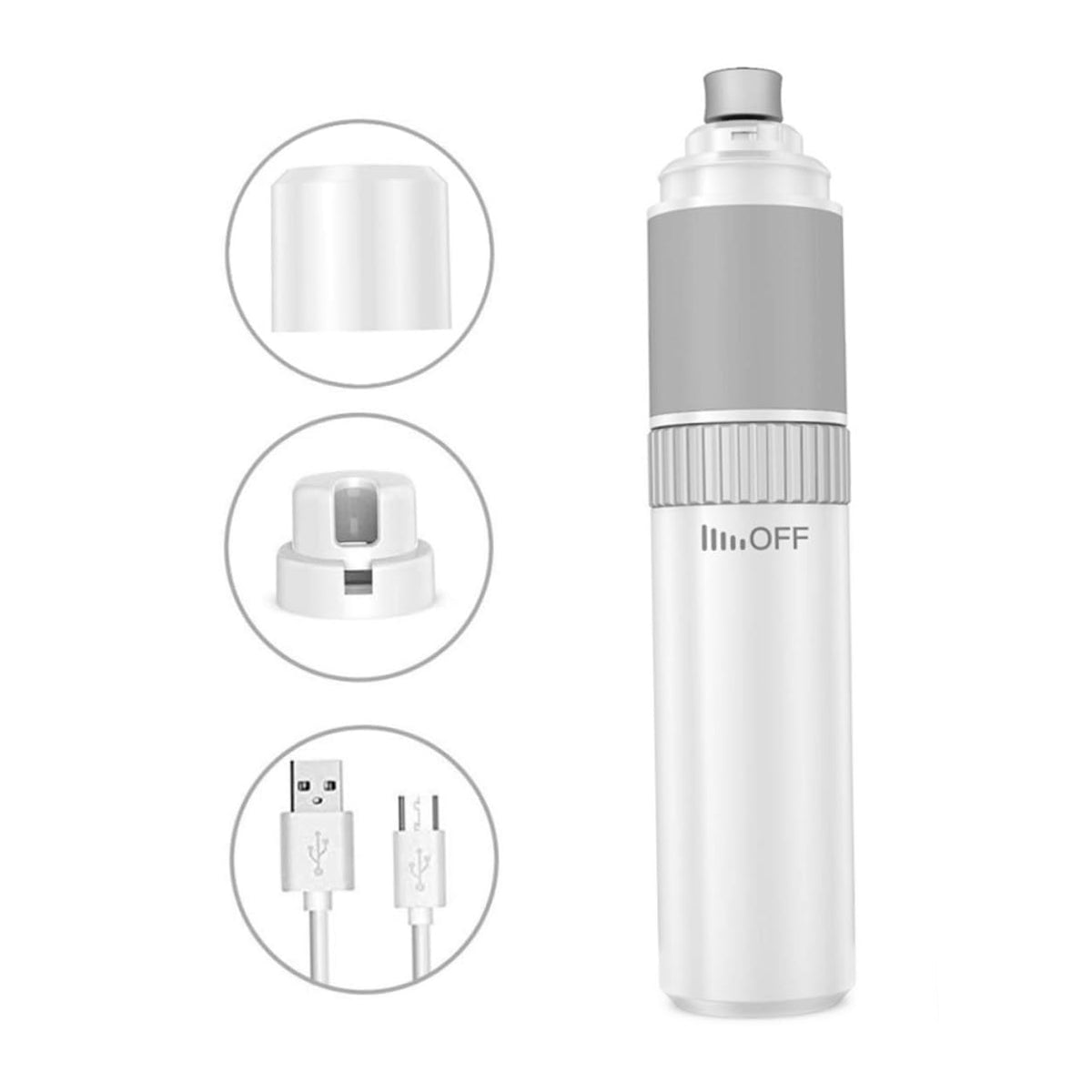 Adjustable USB Rechargeable Electric Pet Nail Grinder H87528