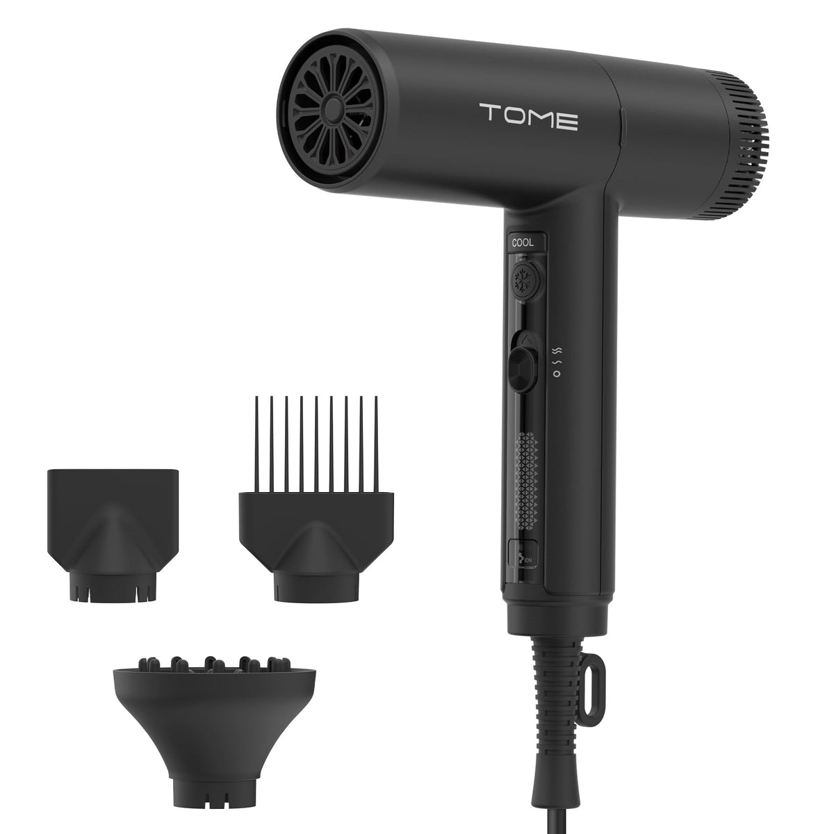 1875W Ionic Hair Dryer with 3 Attachments N578608