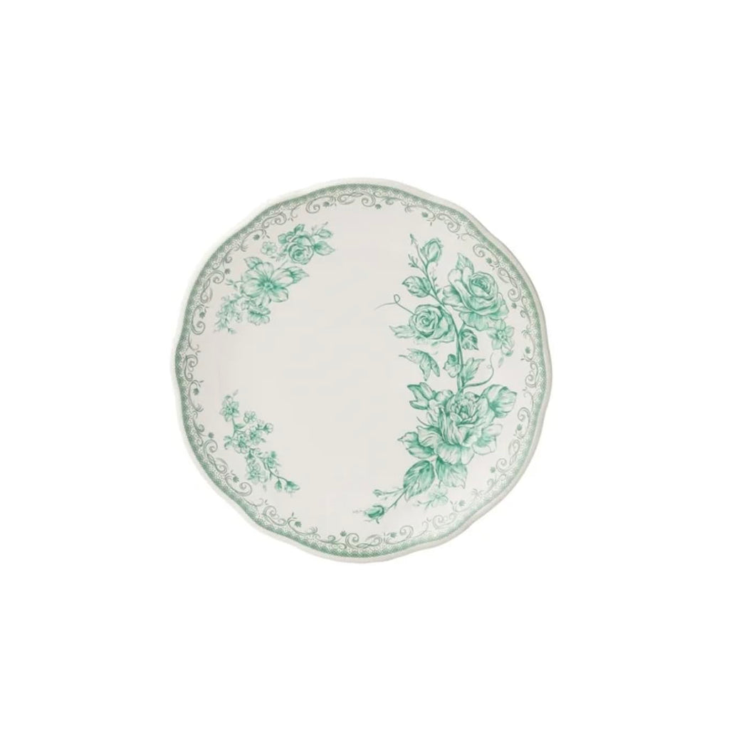12-Piece Green Stoneware Dinnerware Set P9844