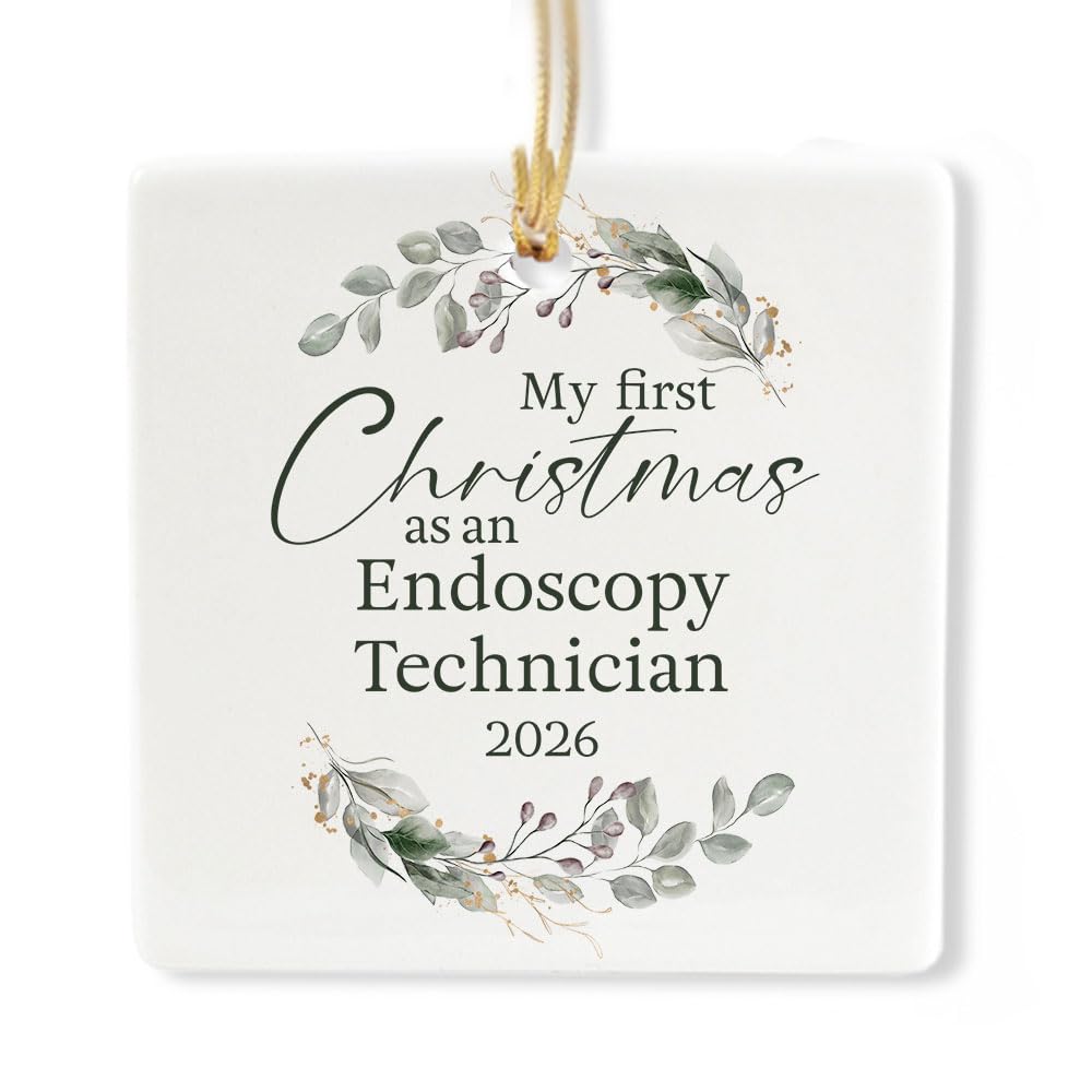 Ceramic 3-inch Square Ornament C1156