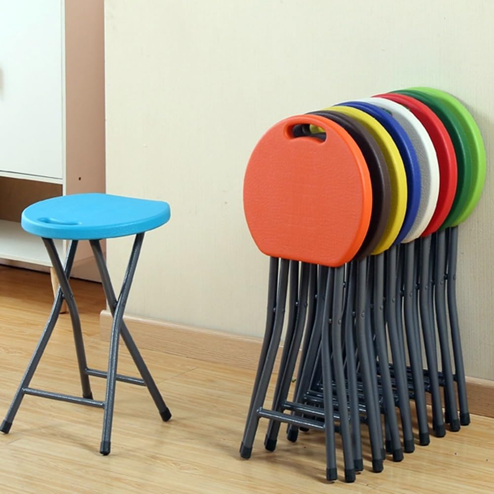 18 Inch Black Portable Folding Chair with Handle L831585