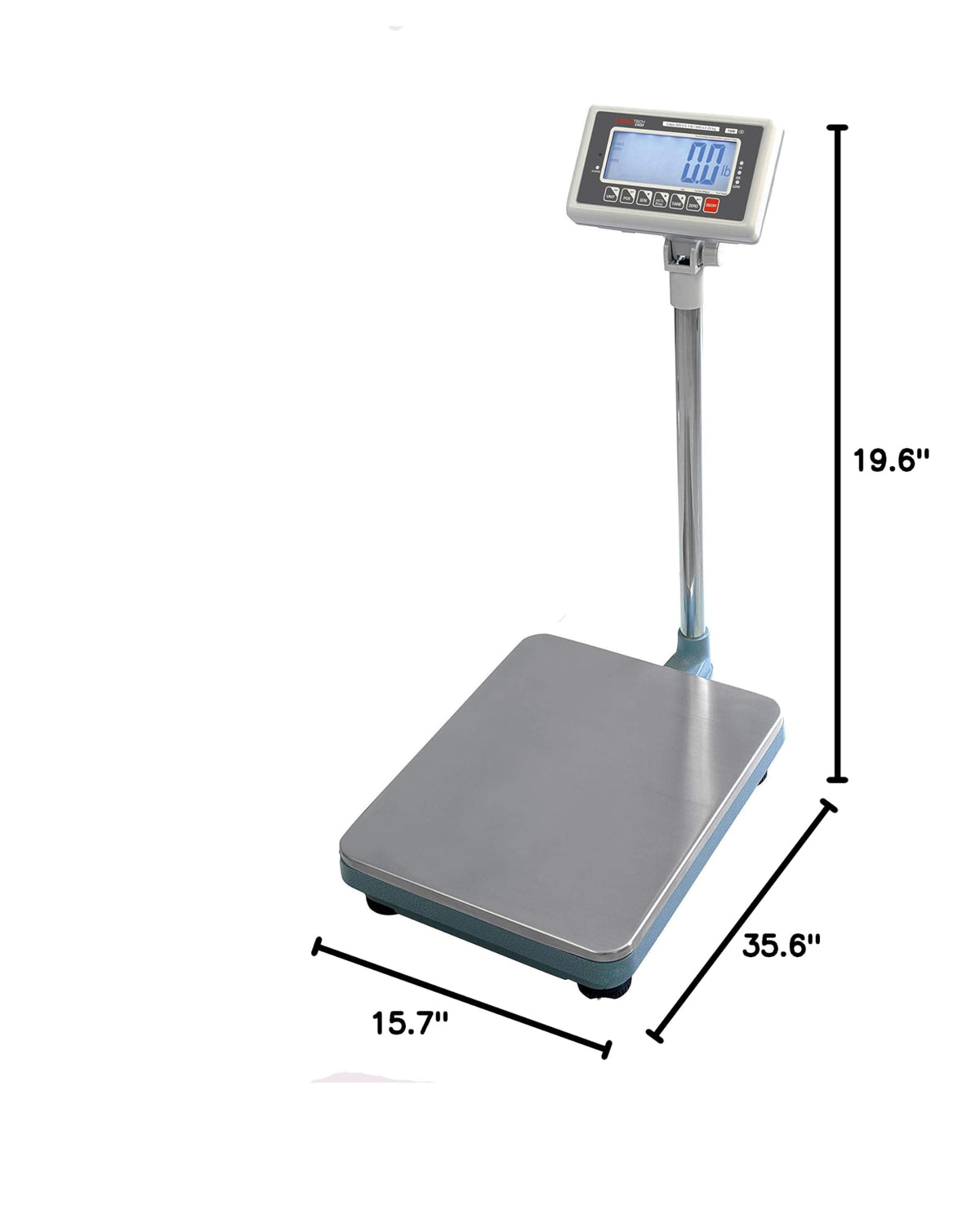 500lb Capacity Lb/Kg Switchable Bench Scale X258918