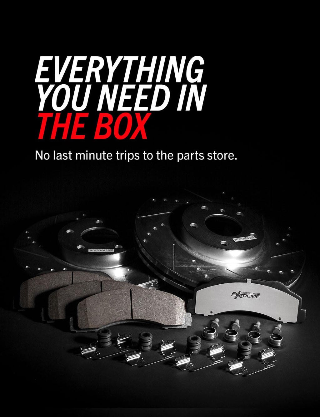 Brake Pad & Rotor Kit Front & Rear H598077