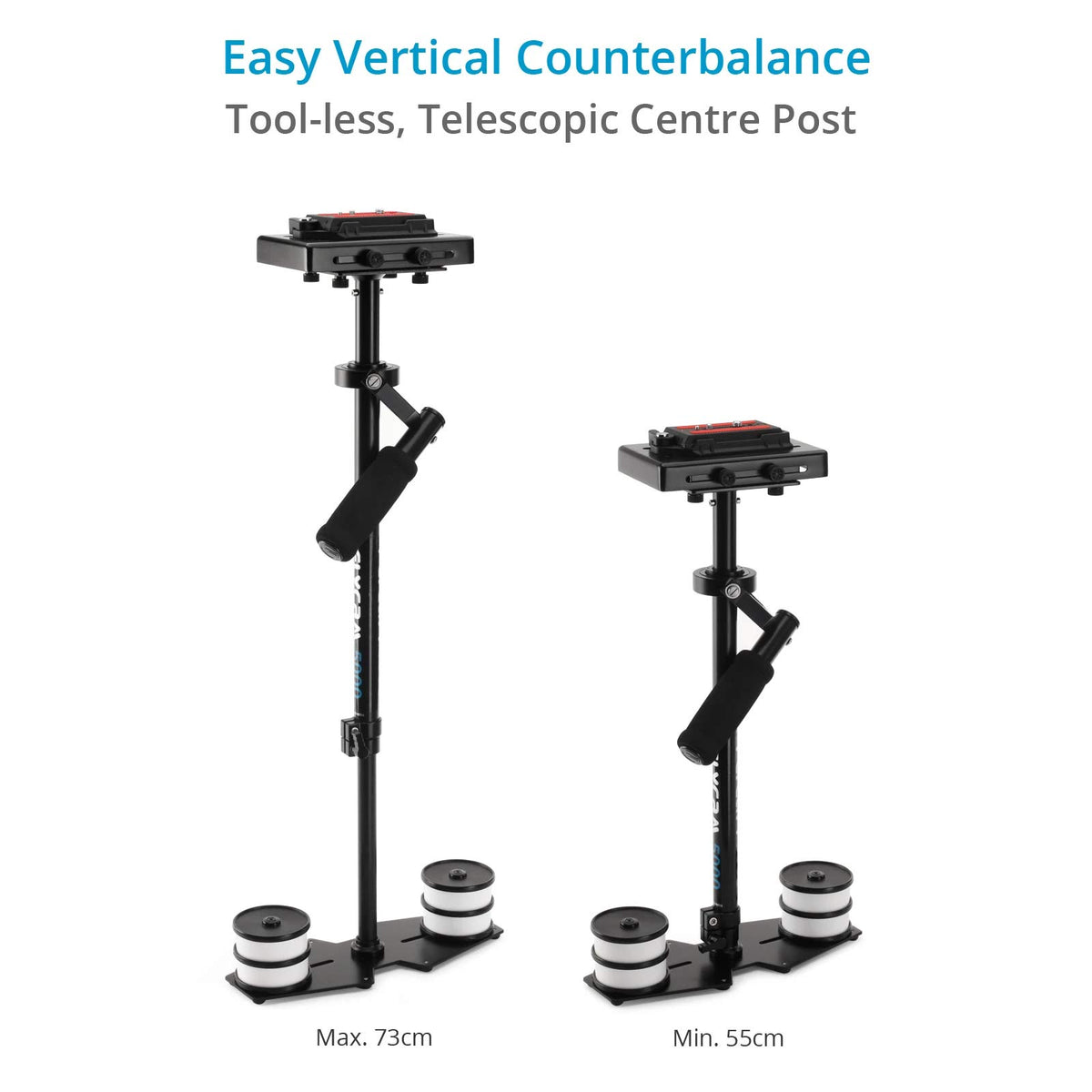 Handheld Stabilizer with Quick Release Plate and Table Clamp H4839
