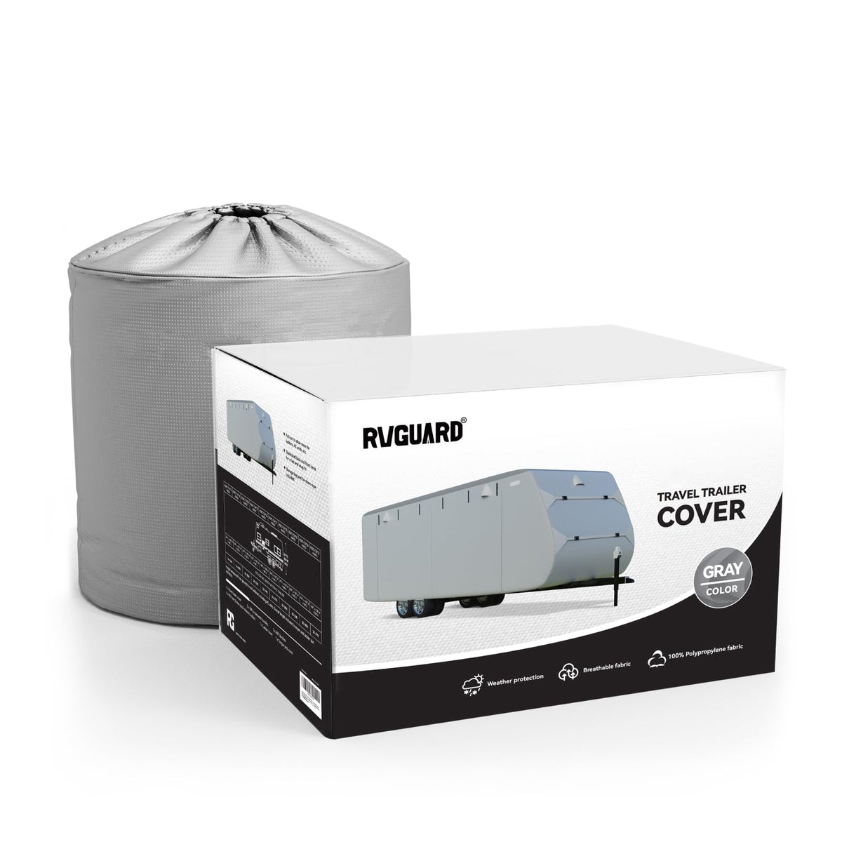 Grey 27'-30' RV Travel Trailer Cover P386