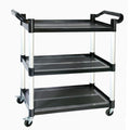 3-Tier Rolling Utility Cart with Lockable Wheels E787
