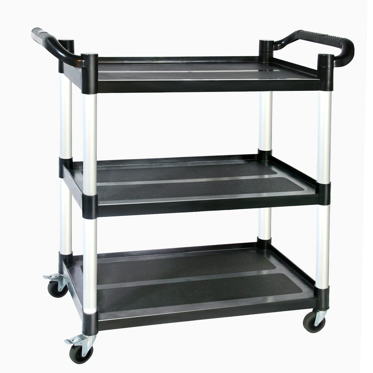 3-Tier Rolling Utility Cart with Lockable Wheels E787