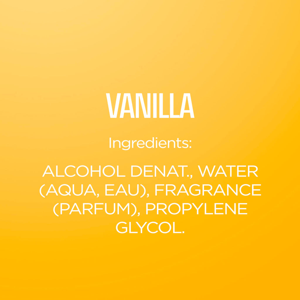 Vanilla Body Spray 8 fl oz (Pack of 2) K30595