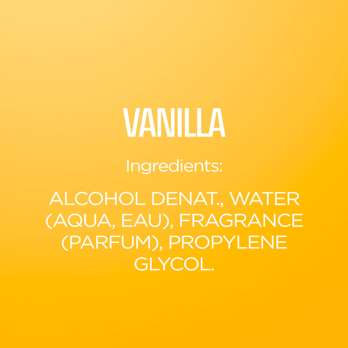 Vanilla Body Spray 8 fl oz (Pack of 2) K30595