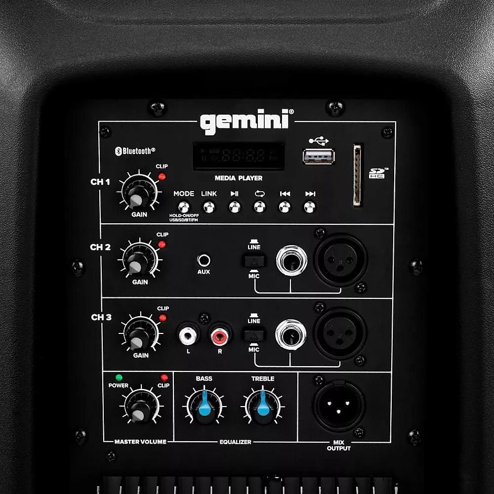 Powered PA Speakers System with Bluetooth A55186