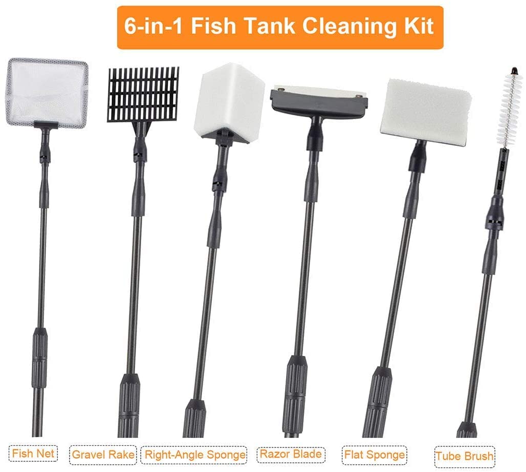 6 in 1 Aquarium Cleaning Tool Kit Q716688