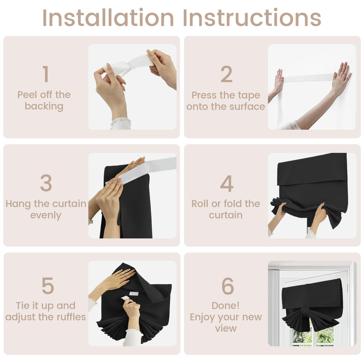 Black Classroom Door Window Cover K29760