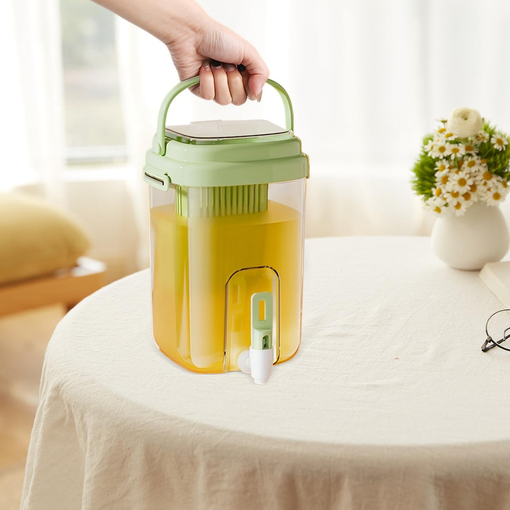 Green 2L Drink Dispenser with Faucet F403122