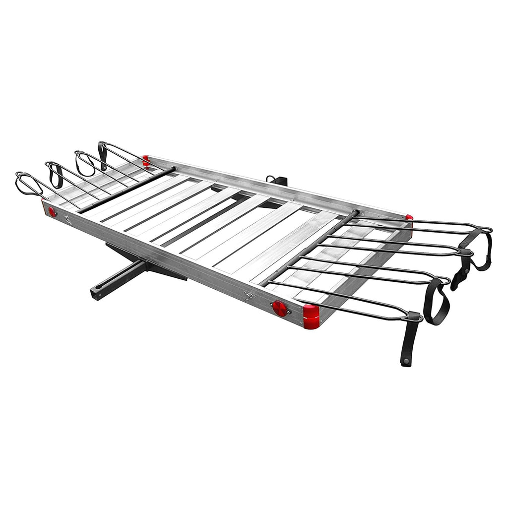 500 lb Aluminum 2-in-1 Hitch Cargo Carrier T12623