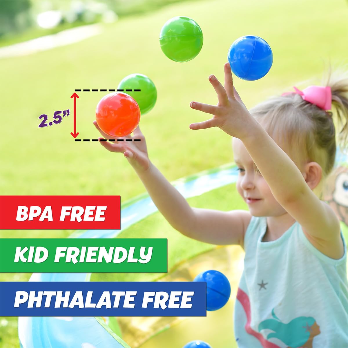 100 Count Multi Colored Play Balls E87879