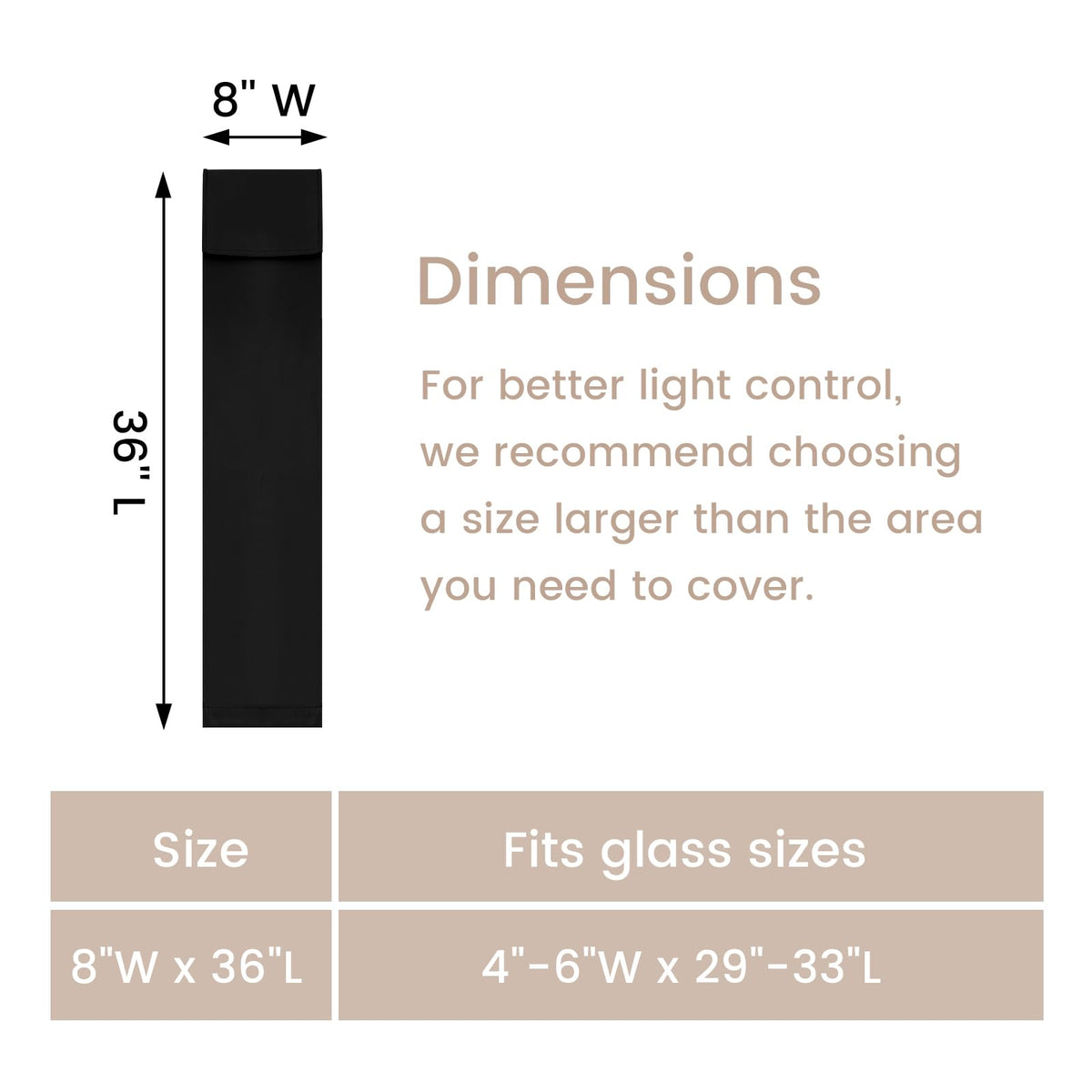 Black Classroom Door Window Cover K29760