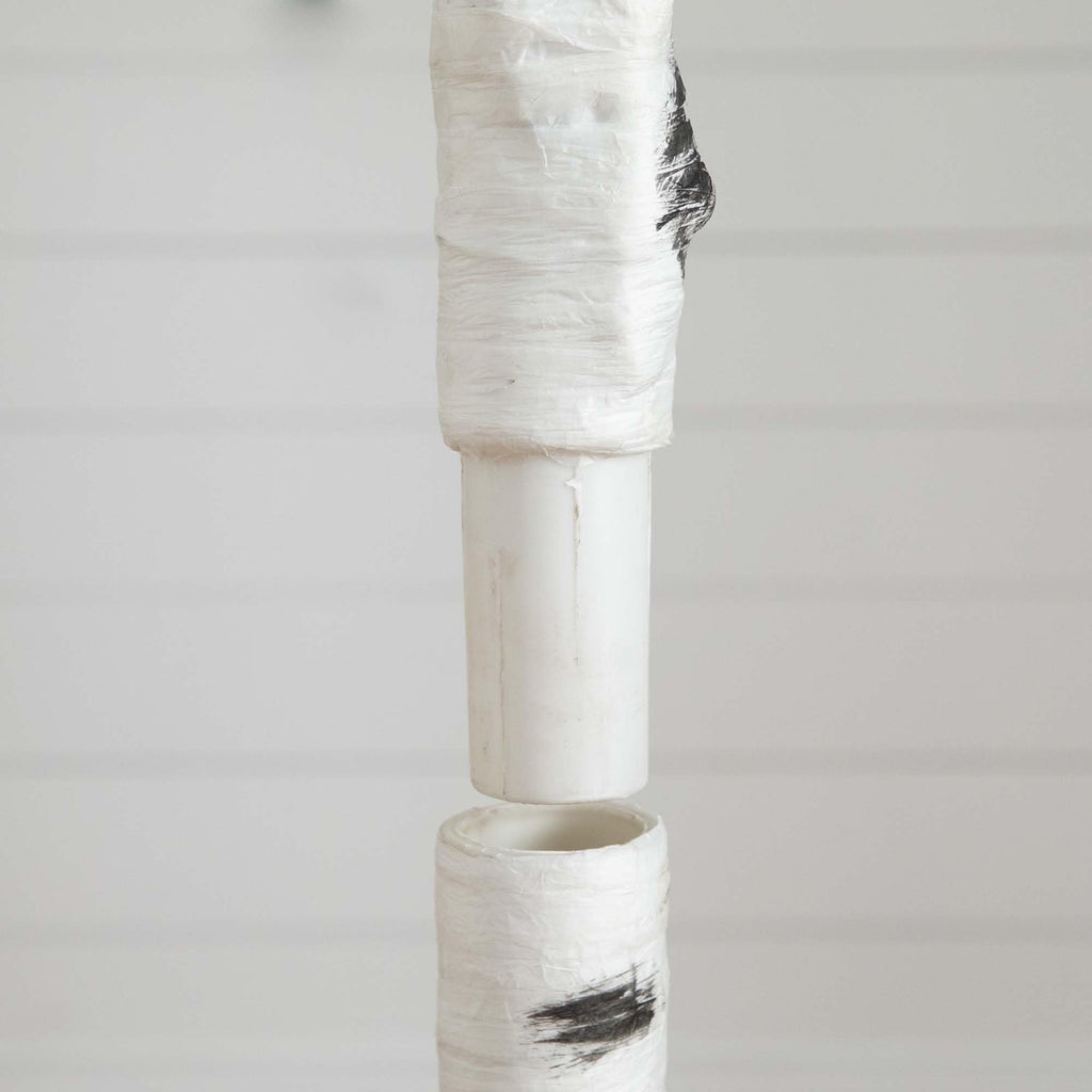 7-FT Pre-lit Artificial White Birch Tree with LED Lights P7446