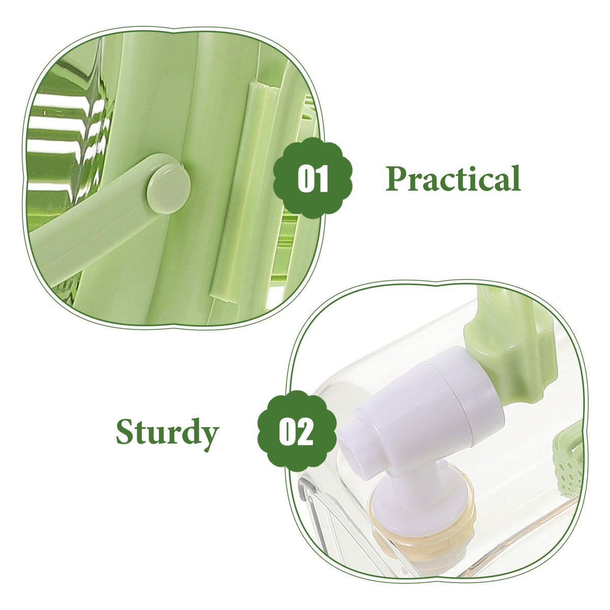 Green 2L Drink Dispenser with Faucet F403122