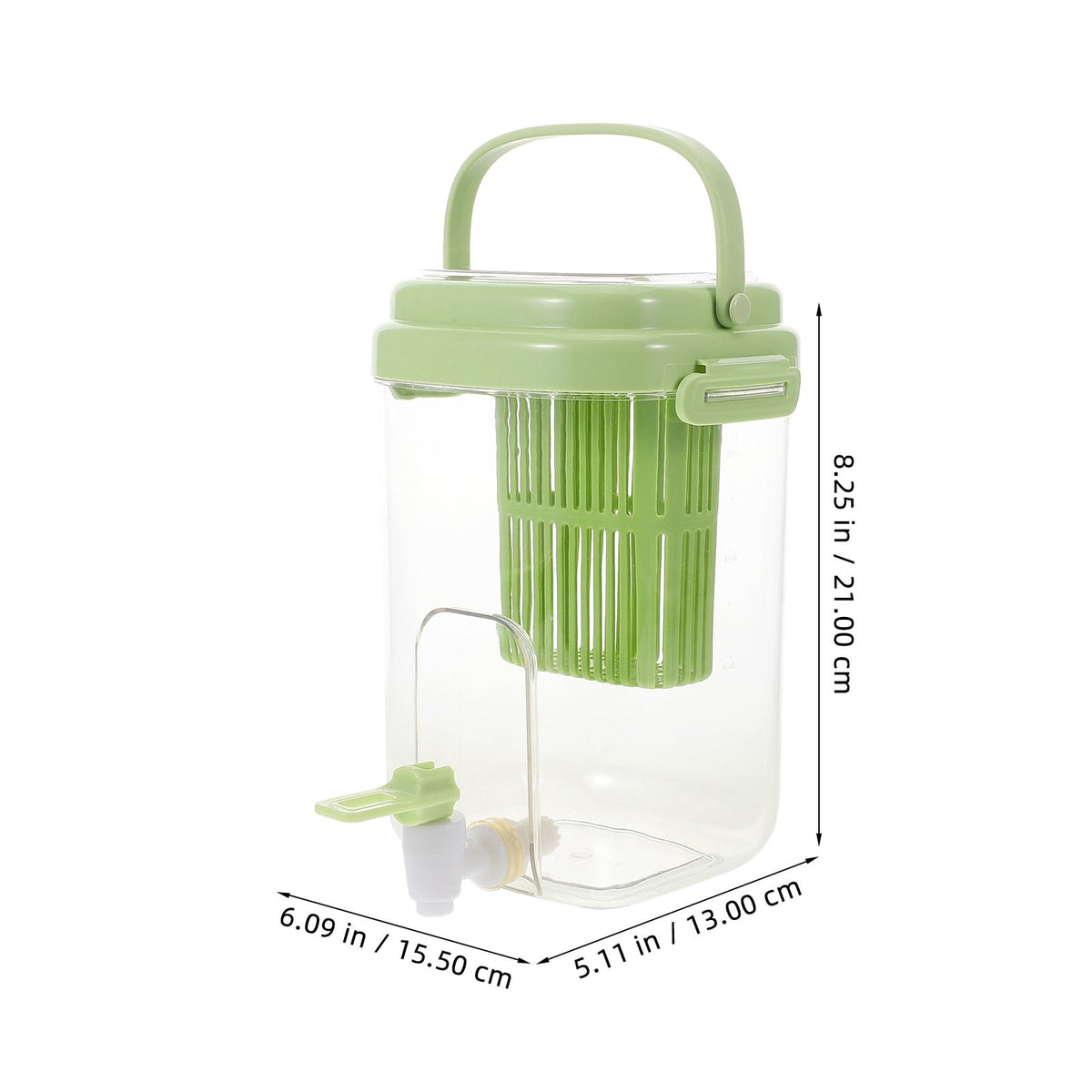 Green 2L Drink Dispenser with Faucet F403122