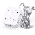 Surge Protector Power Strip 5 Ft Braided Extension Cord S216