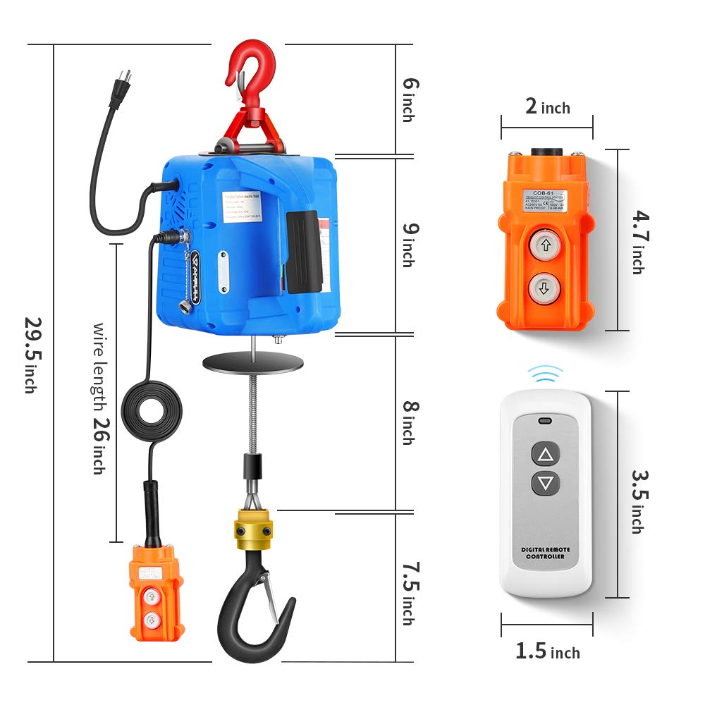 3 in 1 Electric Hoist Winch L89922