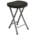 18 Inch Black Portable Folding Chair with Handle L831585