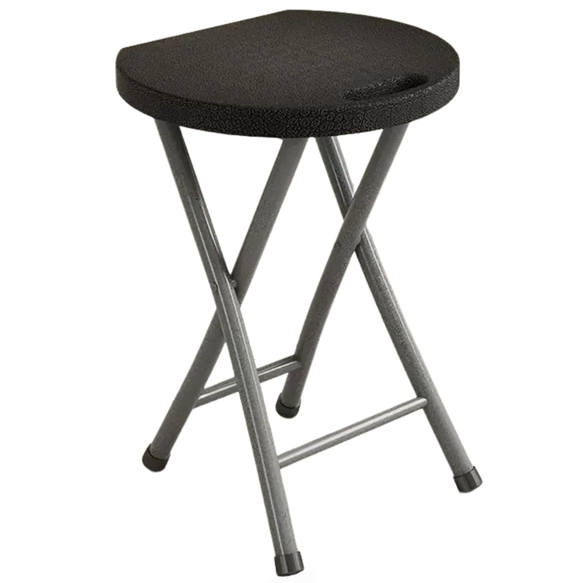 18 Inch Black Portable Folding Chair with Handle L831585