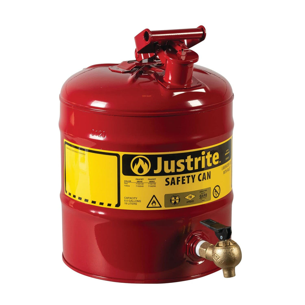 Galvanized Steel Laboratory Safety Can L9620