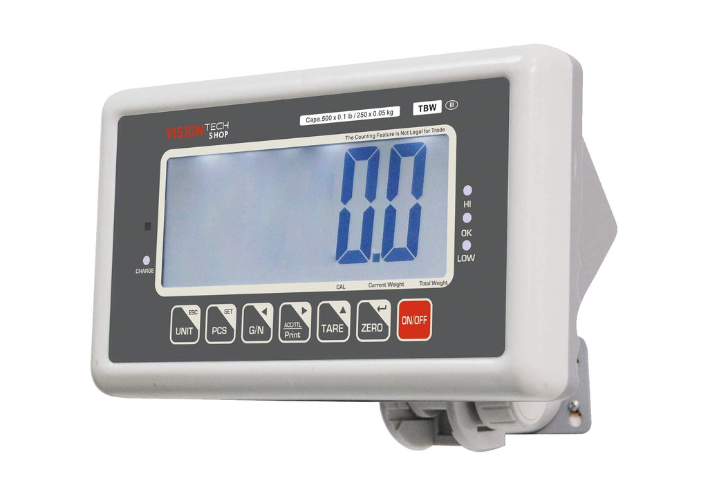 500lb Capacity Lb/Kg Switchable Bench Scale X258918