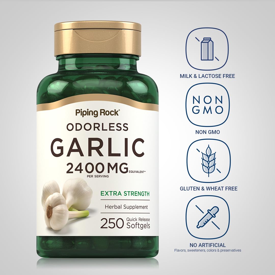 Odorless Garlic Softgels 250 Count I365