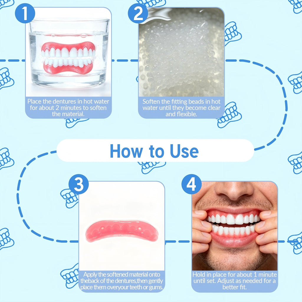Moldable False Teeth Kit with Upper & Lower Set H27030
