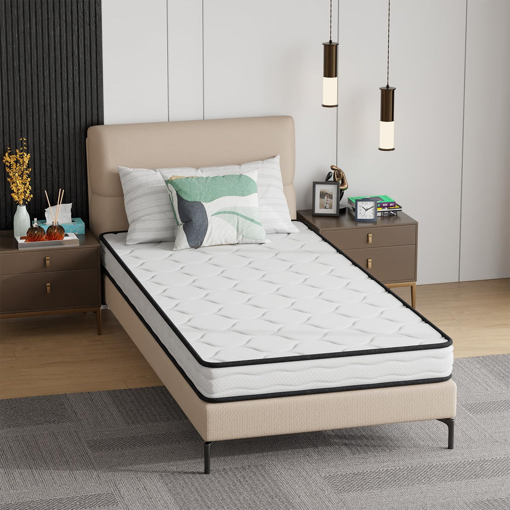 6 Inch Twin Medium Firm Hybrid Mattress Q251793