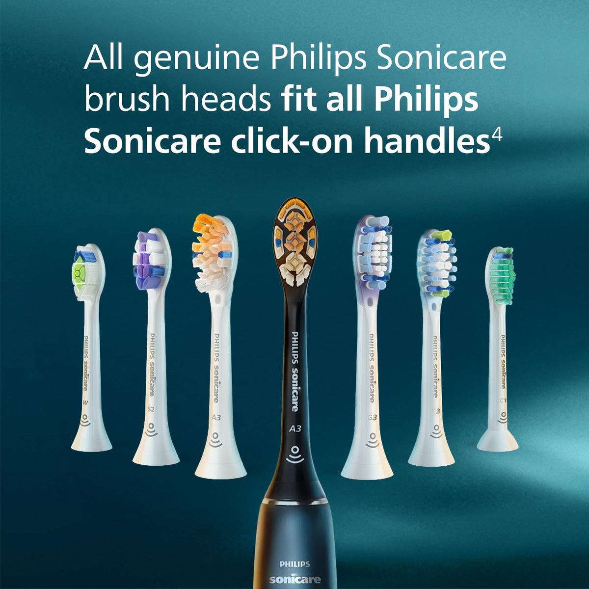 Black 2 Pack Replacement Electric Toothbrush Heads K572961