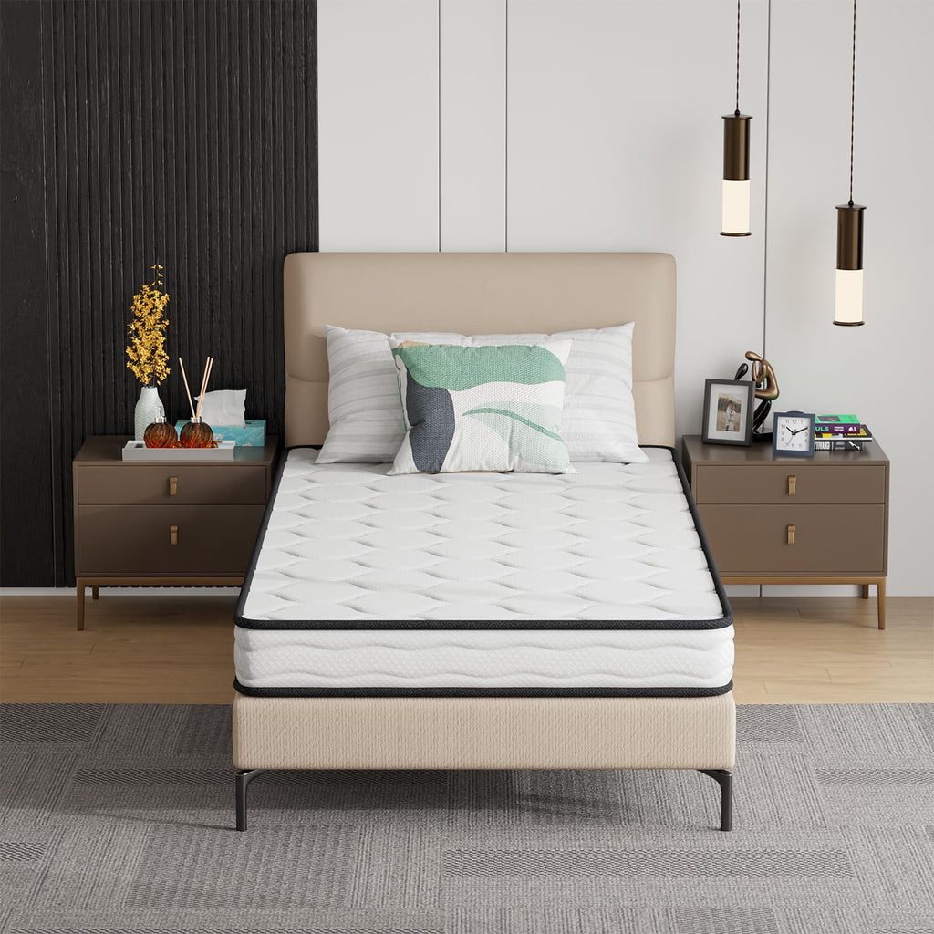 6 Inch Twin Medium Firm Hybrid Mattress Q251793