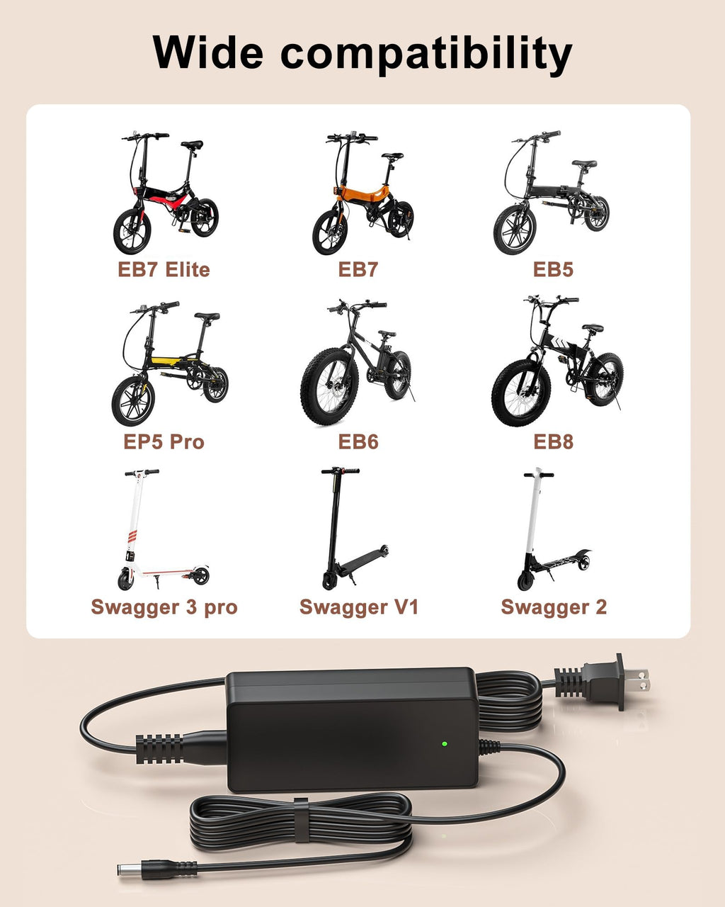 42V Electric Bike Charger O8520
