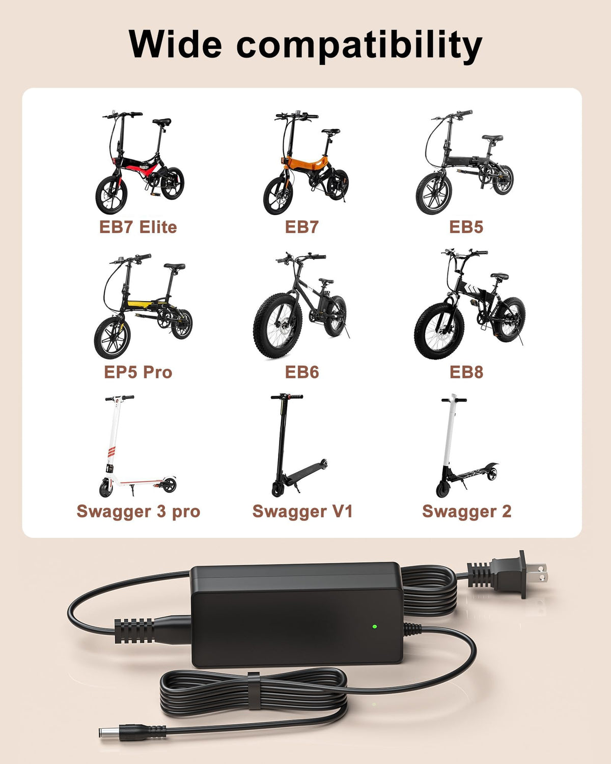 42V Electric Bike Charger O8520
