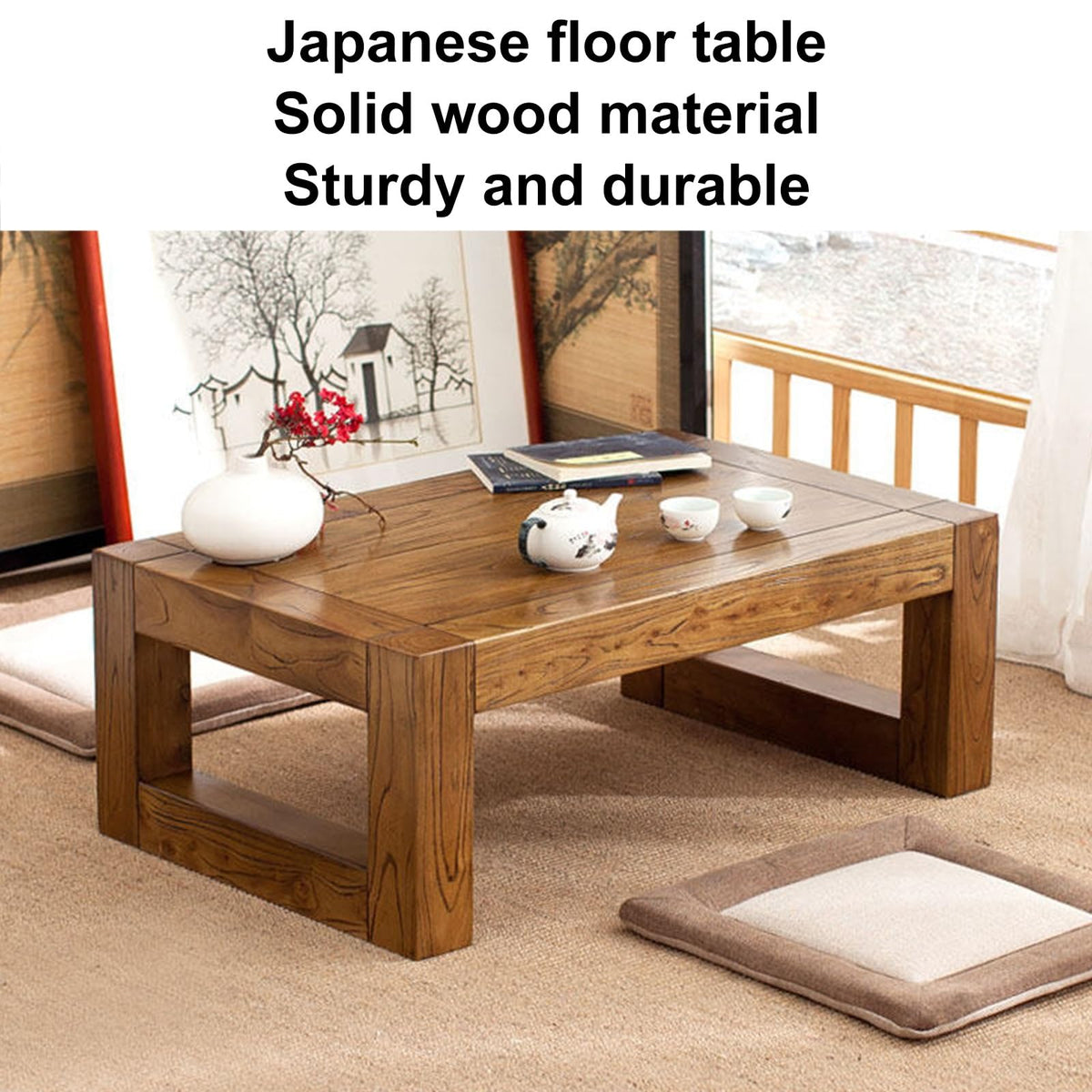 Square Wood Coffee Table B68403