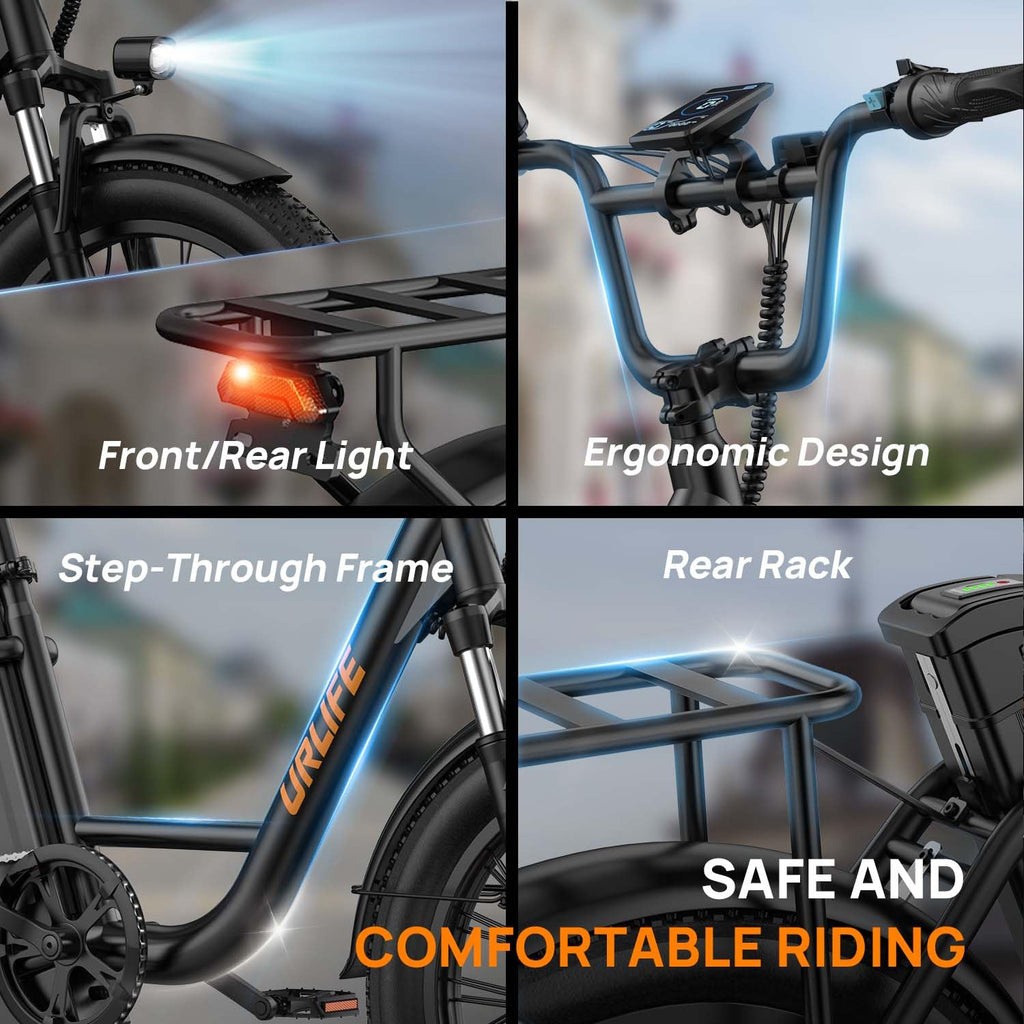 20" Fat Tire Electric Bike with 1000W Motor S36937
