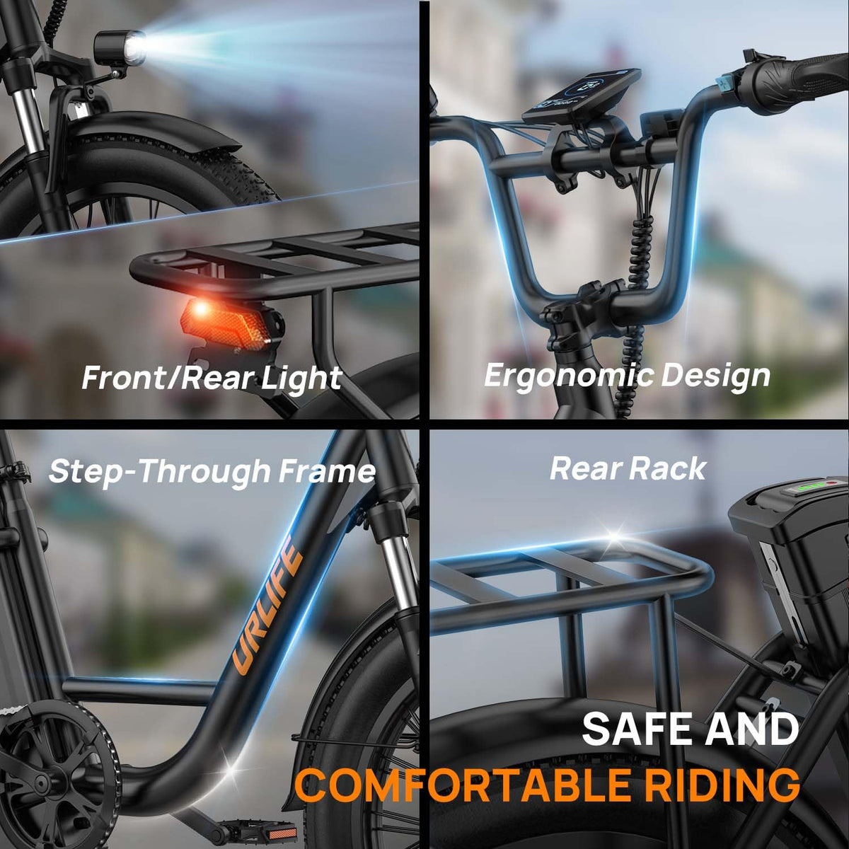 20" Fat Tire Electric Bike with 1000W Motor S36937