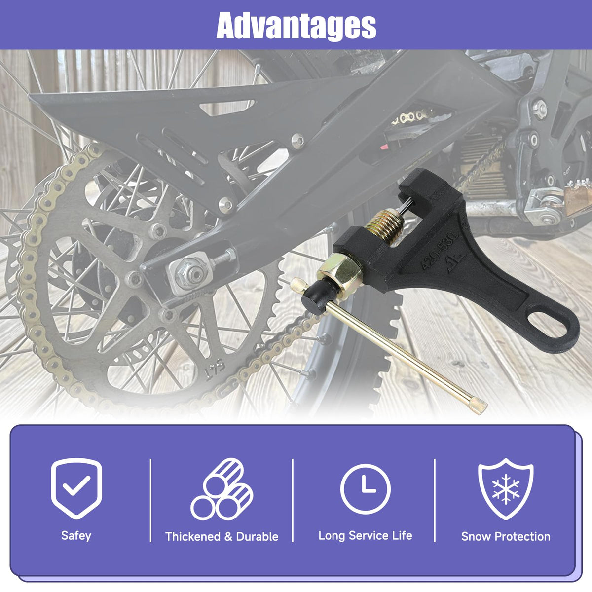 Motorcycle Chain Breaker Tool Y6879