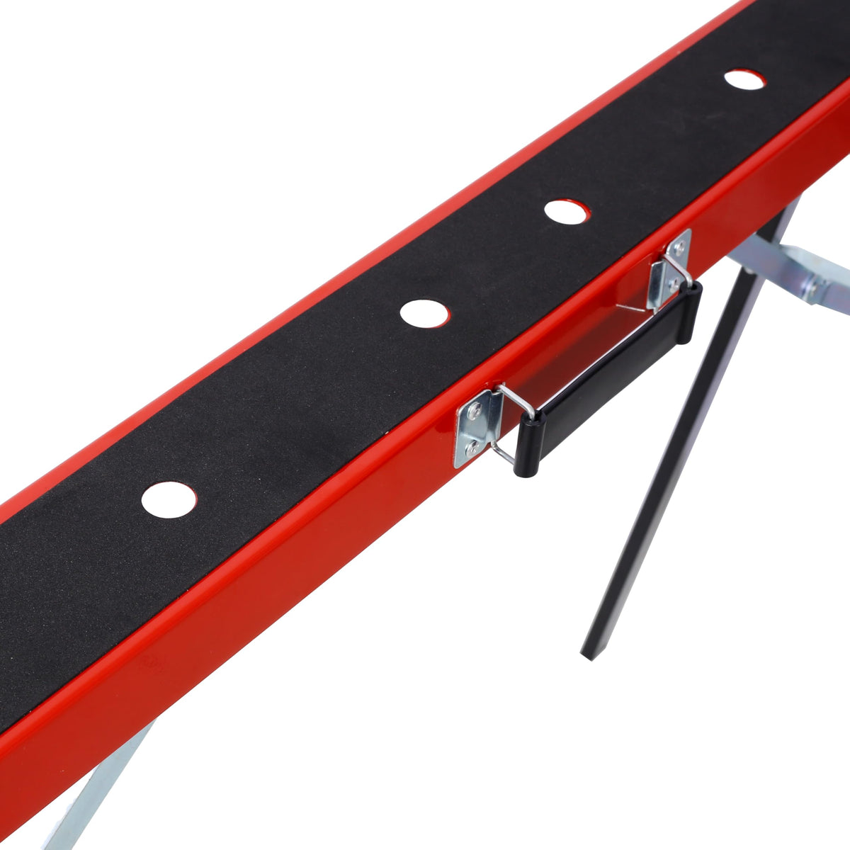 Black and Yellow Steel Folding Sawhorse Set 2-Pack F6171