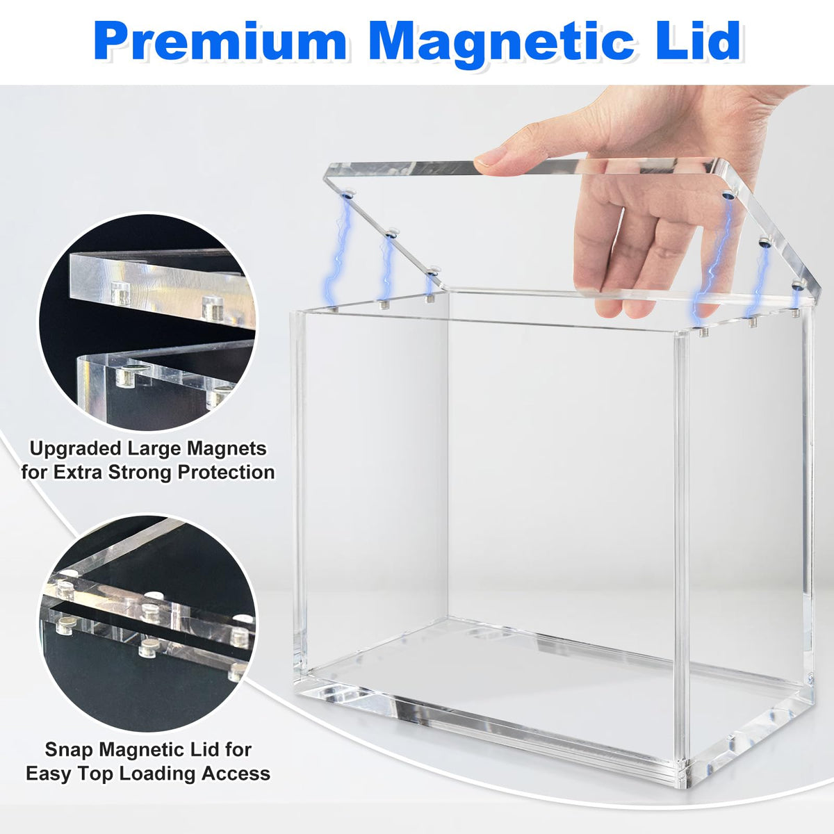 8mm Acrylic Display Case with Magnets S529969