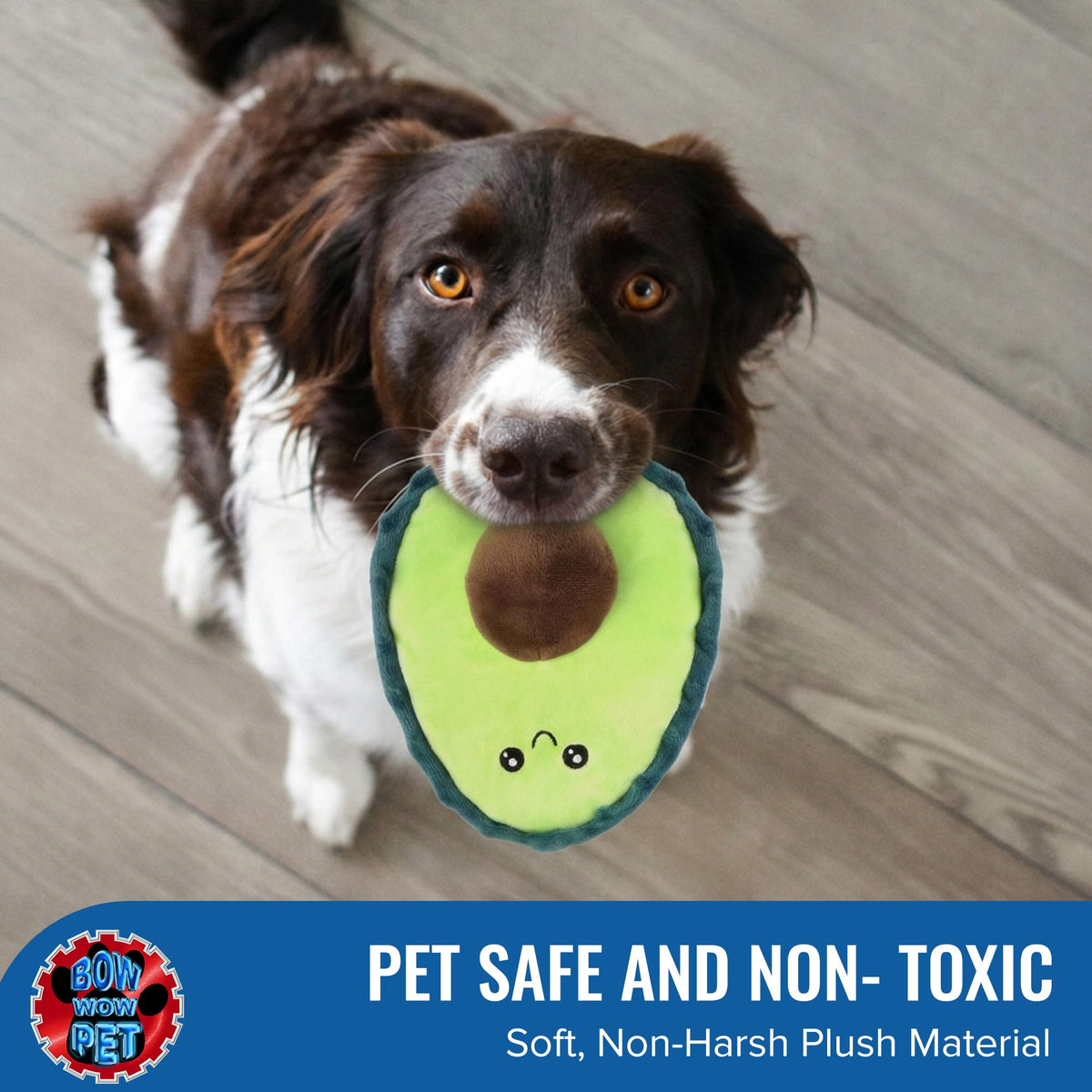 Avocado Plush Dog & Cat Toy with Squeaker Y9763
