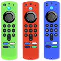 Silicone Remote Covers 3pcs Glow Green Blue Red A206270