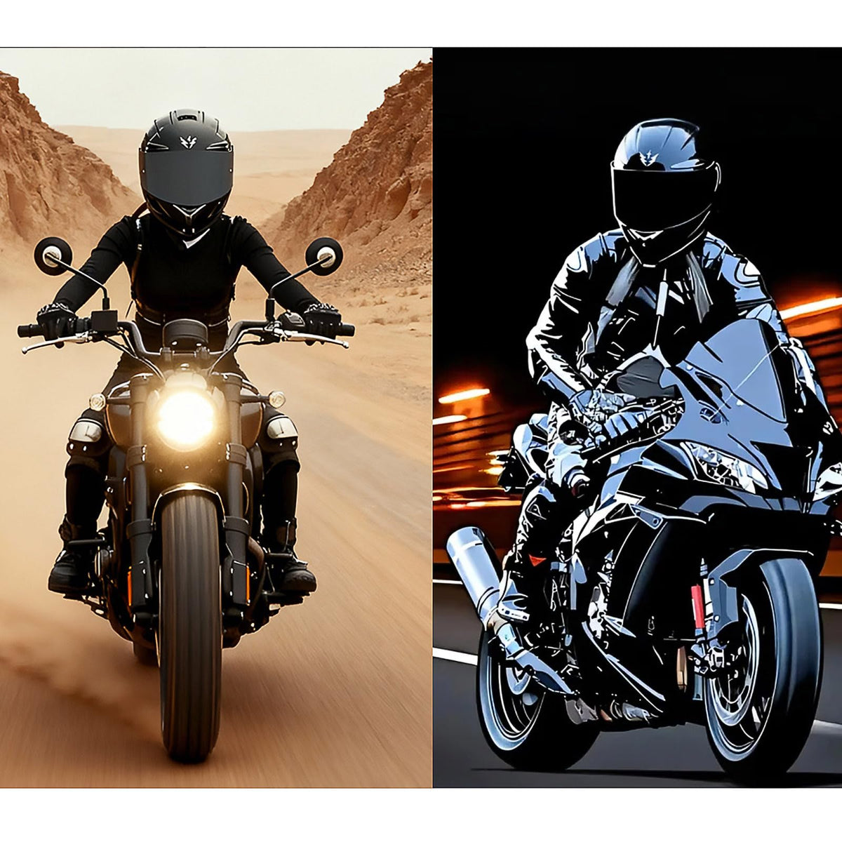 Motorcycle Full Face Helmet with Dual Visor T771