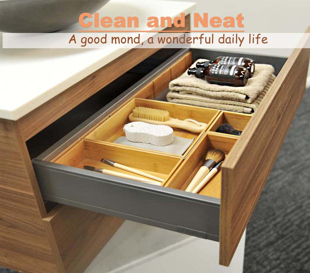 Bamboo Organizer Storage Boxes 4"*4" M525
