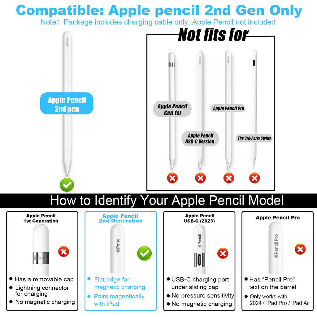 Magnetic USB Charger for Apple Pencil 2nd Generation O78578