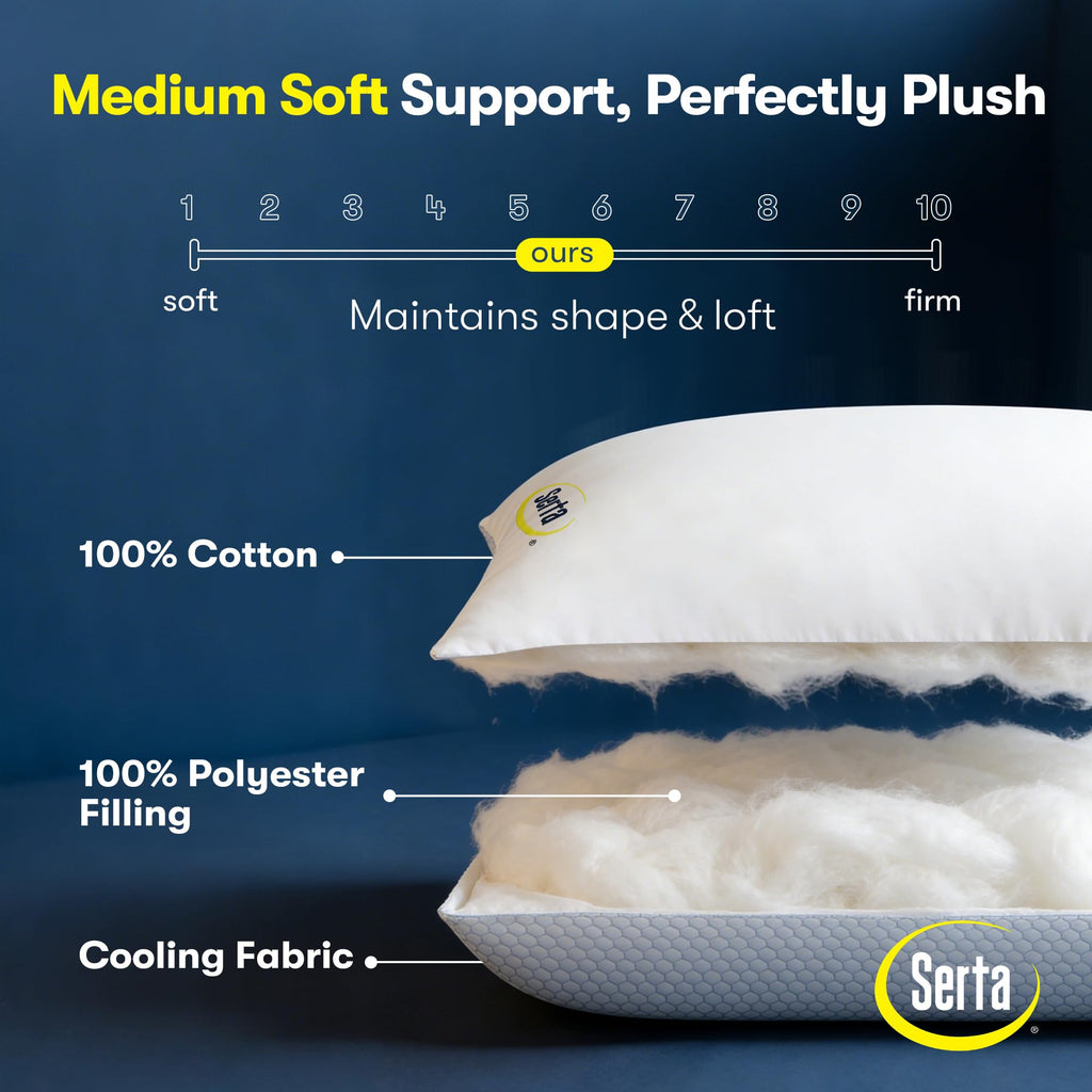 Queen Size Down Alternative Pillows Set of 2 K581