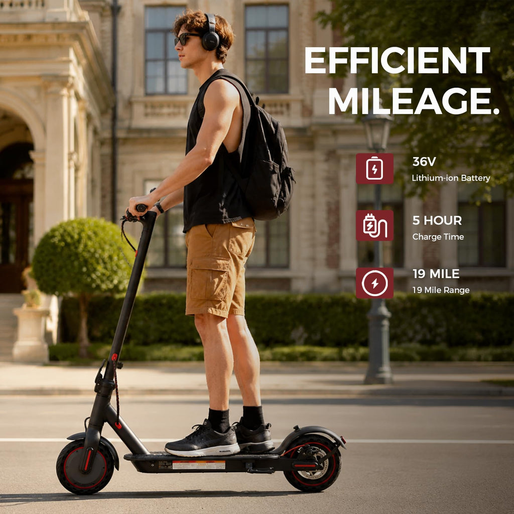 Electric Scooter, 350W/500W, 8.5" Tires, 21 Miles Range, Folding E-Scooter O654