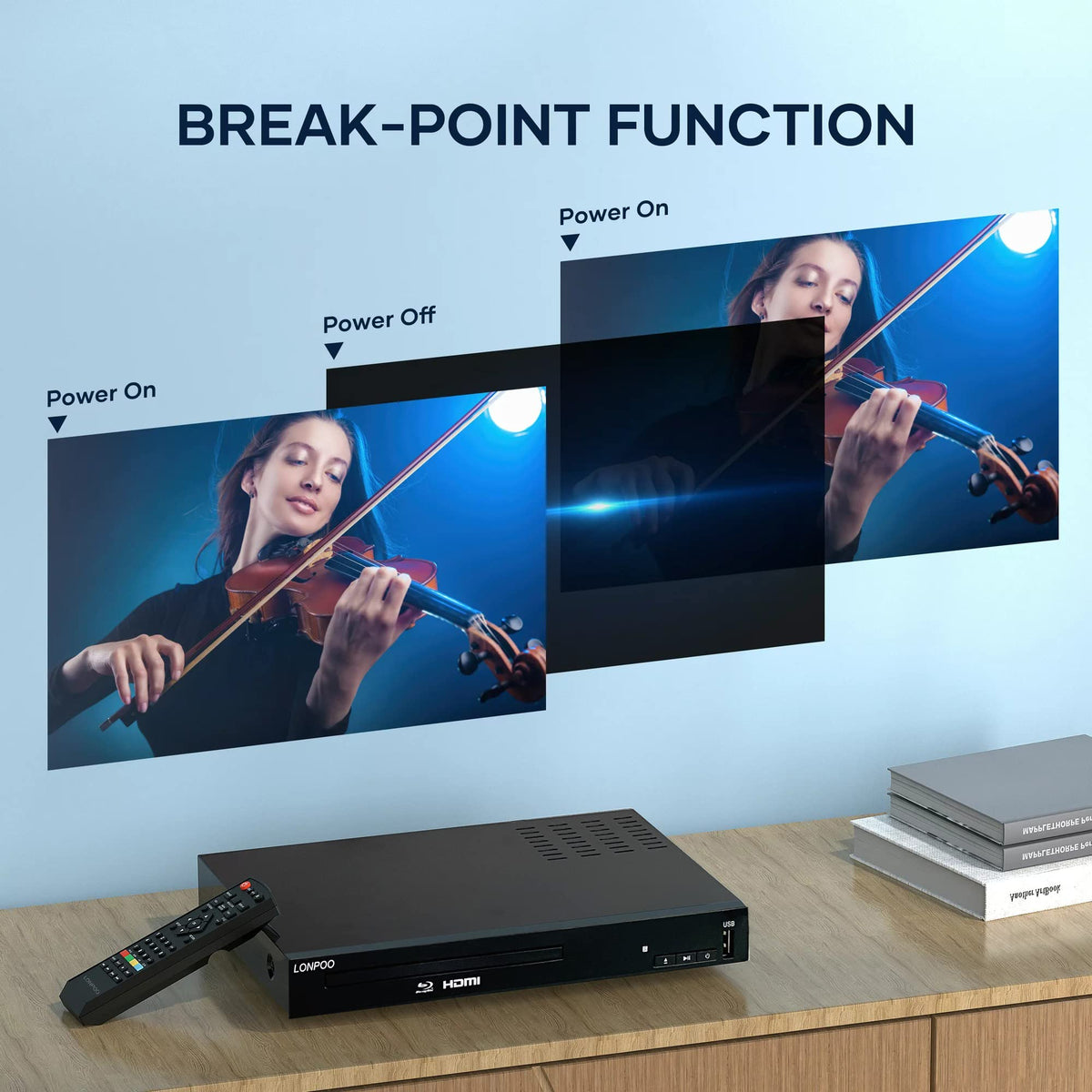 Full HD DVD Player HDMI with Dolby Digital TrueHD/DTS G368